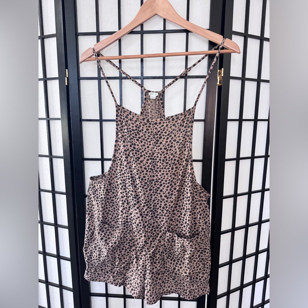 Aerie Leopard Print Jumpsuit